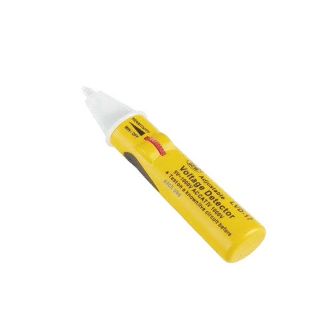 DETECTOR DE TENSIÓN T/LAPICERO 5-1000VAC CAT.IV  SONORO/LUMINOSO LVD-17 SEW1