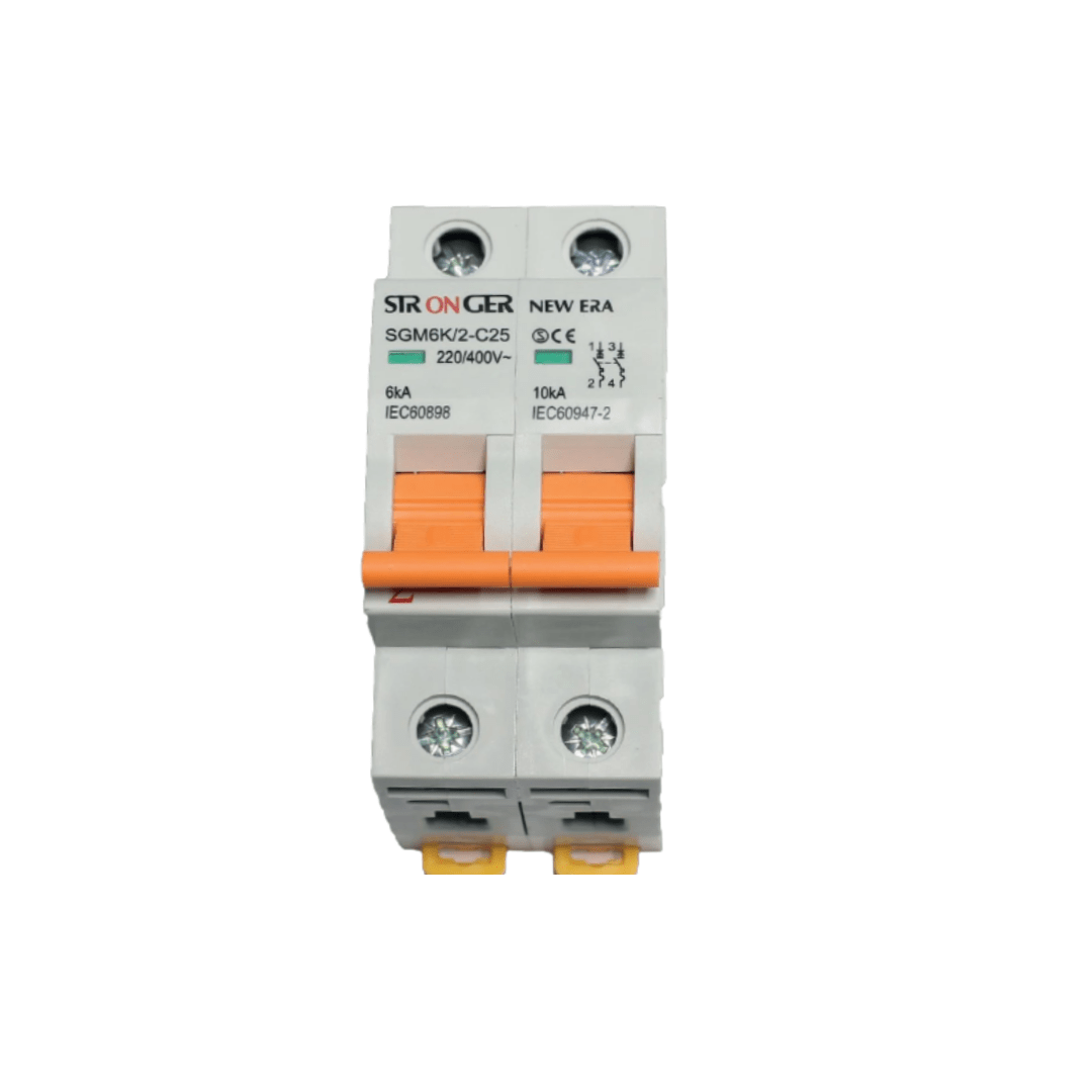 INTERRUPTOR TERMOMAGNETICO SGM6K 2X16AMP STRONGER