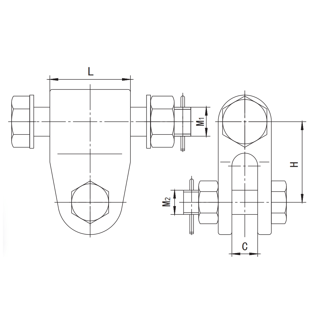 BISAGRA A LA TORRE MODELO ZBS-25/42-100 250KN ARAGCU HE2