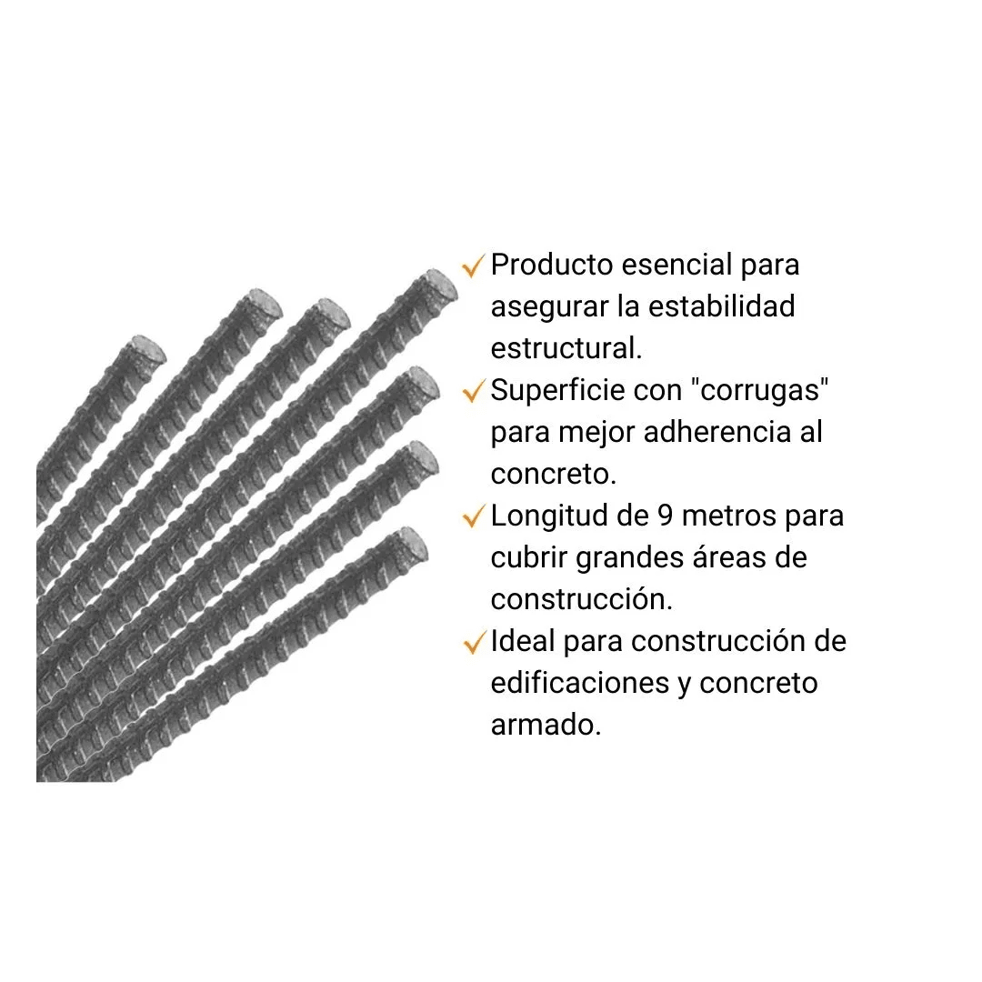 FIERRO 8MMX9M A615 GRADO 64 ASTM ACERO PARA CONSTRUCCION ACEROS AREQUIPA2