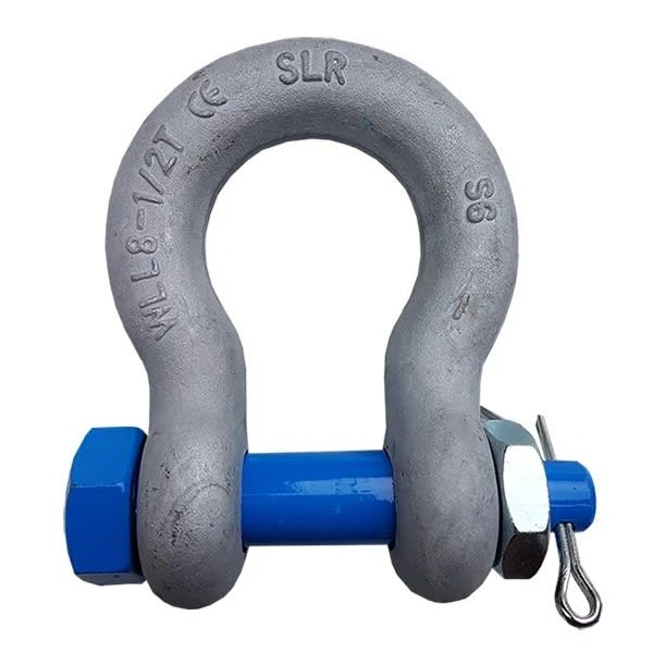 GRILLETE DE ACERO FORJADO ANCLA TUERCA PASADOR G-2130 1 1/4'' 12T FS 6:1 SLR2