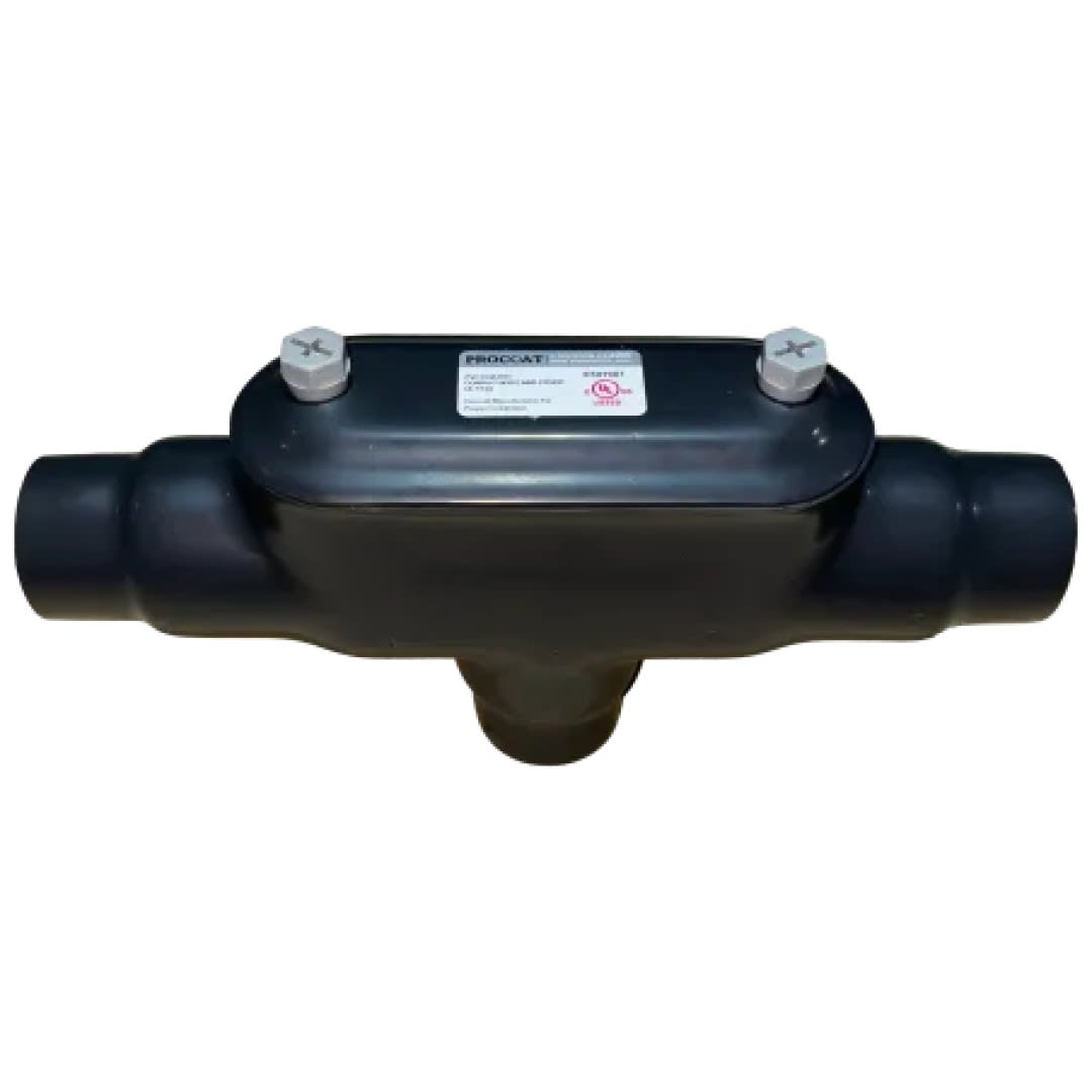 CAJA CONDULET FORM 7 TIPO TB 1'' REVESTIDA DE PVC ETL PROCOAT