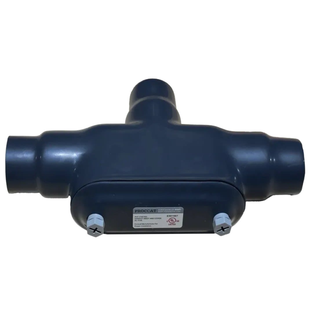 CAJA CONDULET FORM 7 TIPO TB 3/4'' REVESTIDA DE PVC ETL PROCOAT