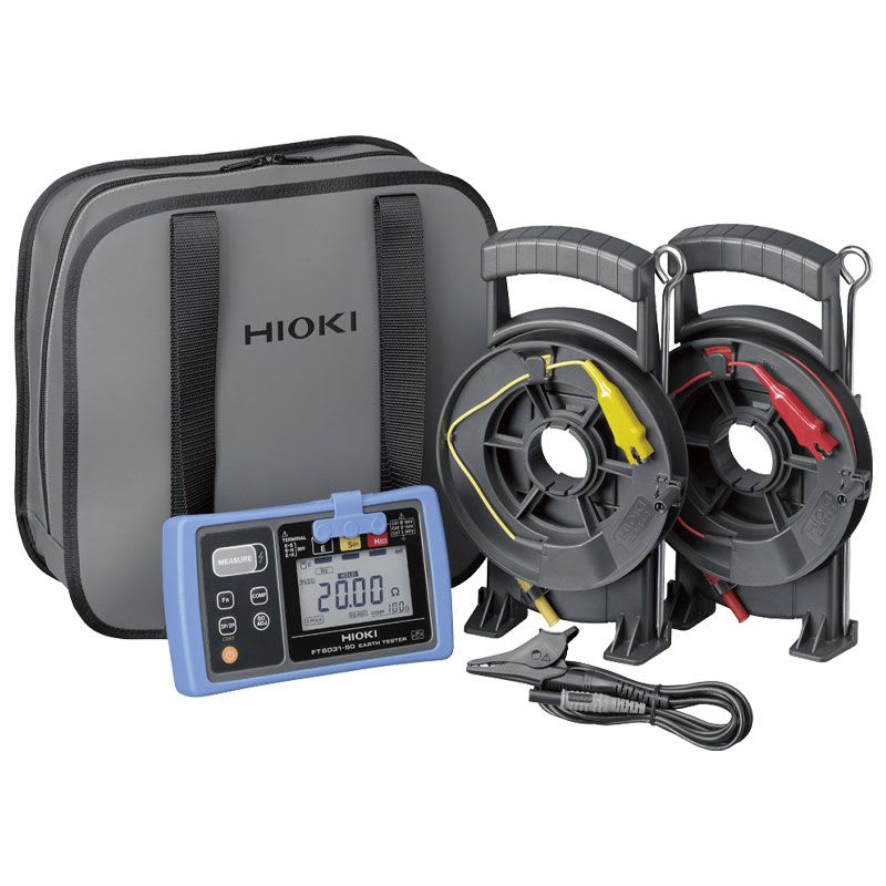 TELUROMETRO DIGITAL 20-2KOHM. 30VAC EARTH. IP67 CON BLUETOOTH FT6031-90 HIOKI4