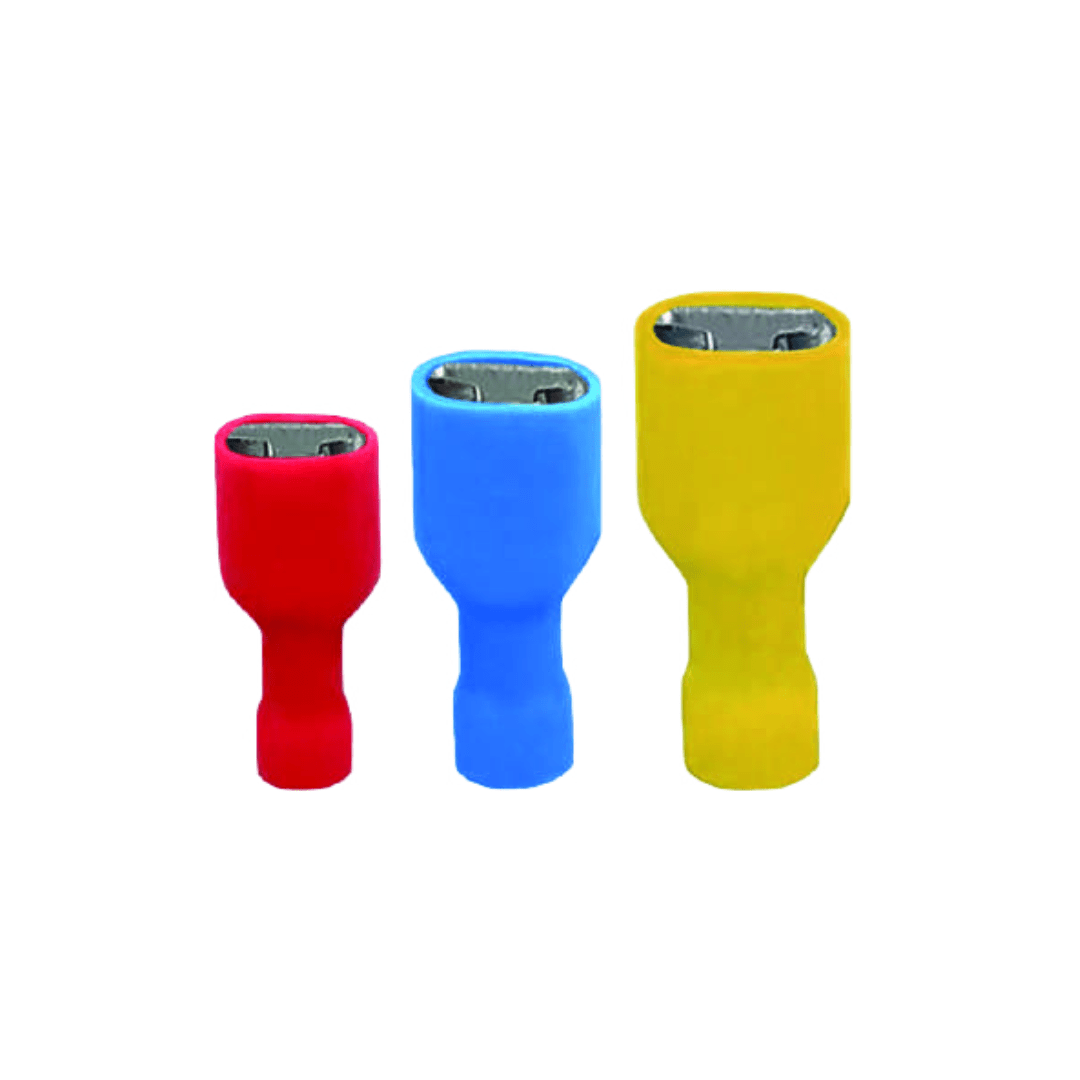 TERMINAL TOTALMENTE AISLADO TIPO HEMBRA PVC AMARILLO (CABLE 12-10 AWG) FDFD5.5-250 STARKER