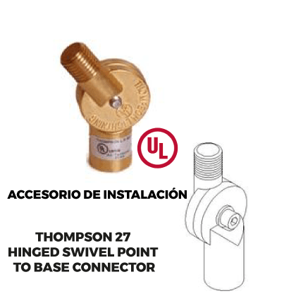 ADAPTADOR PARA BASE 27 THOMPSON LIGHTNING