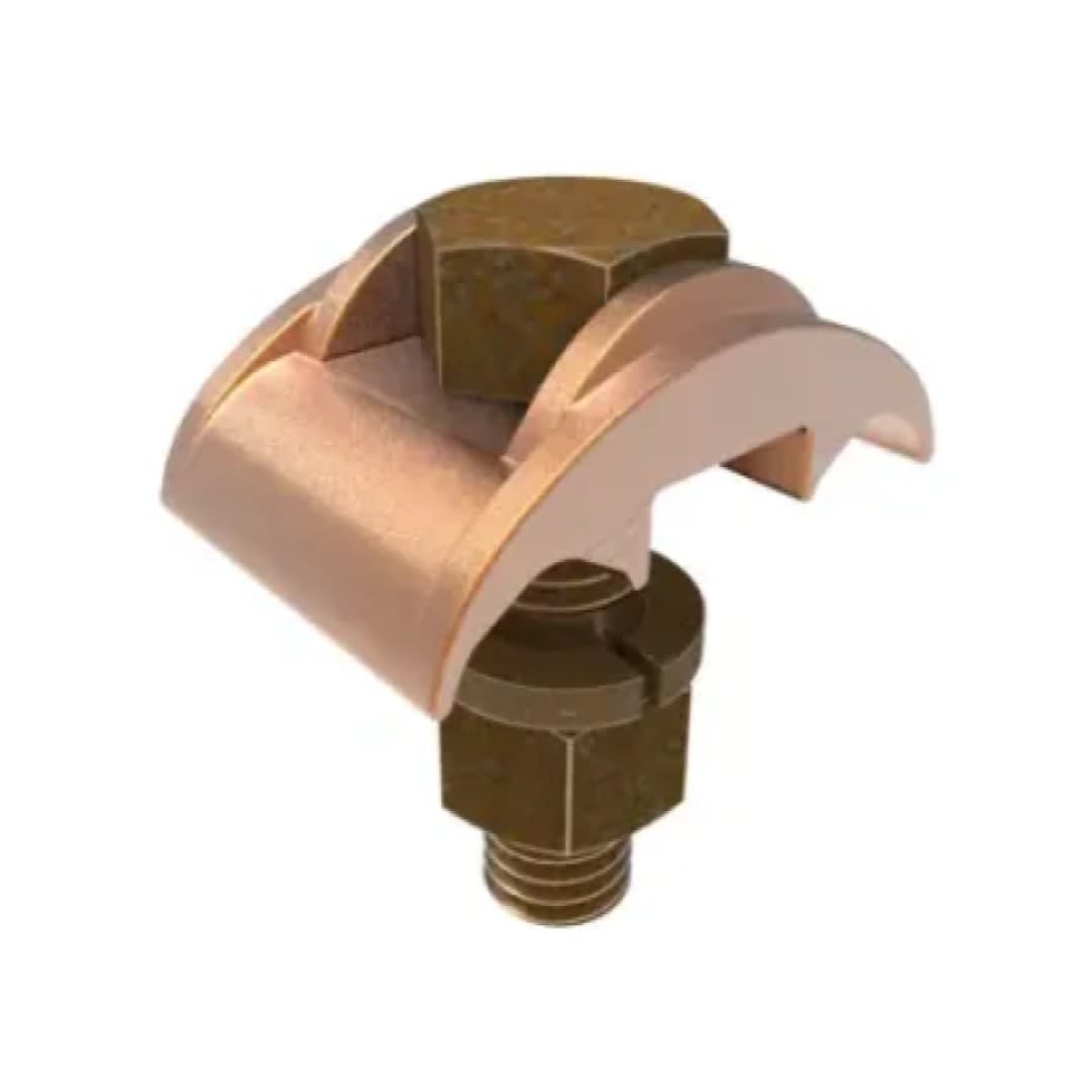 CONECTOR TIERRA SIMPLE P/2 CABLES 4-2/0AWG A BARRA 1 PERNO 3/8'' UL BURNDY