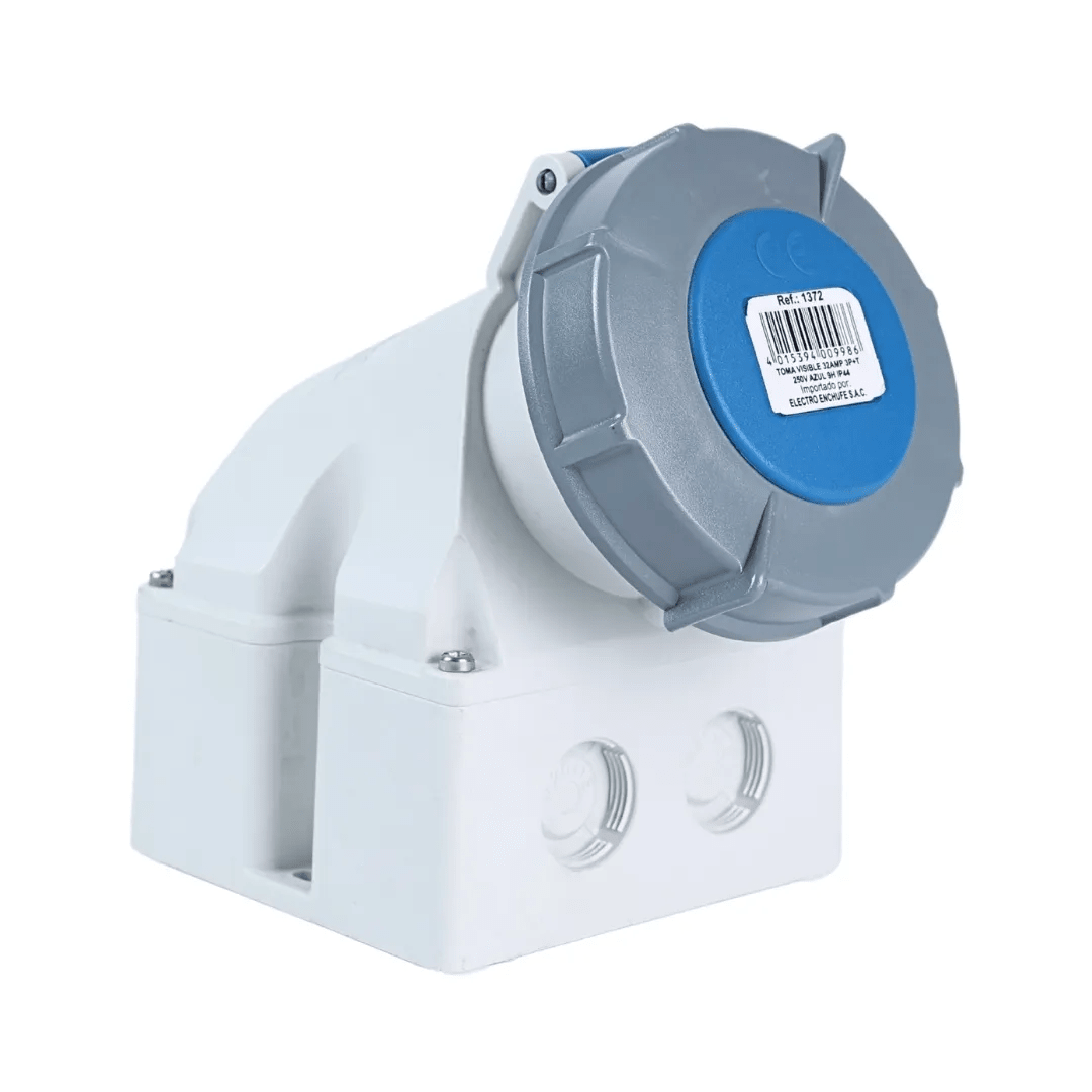 TOMA VISIBLE IP44 32A 3P + T 250V 9H MENNEKES