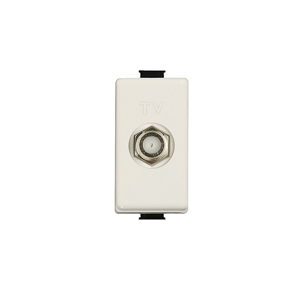 TOMA COAXIAL TV TIPO F 1 MODULO MARFIL MATIX A5152C BTICINO