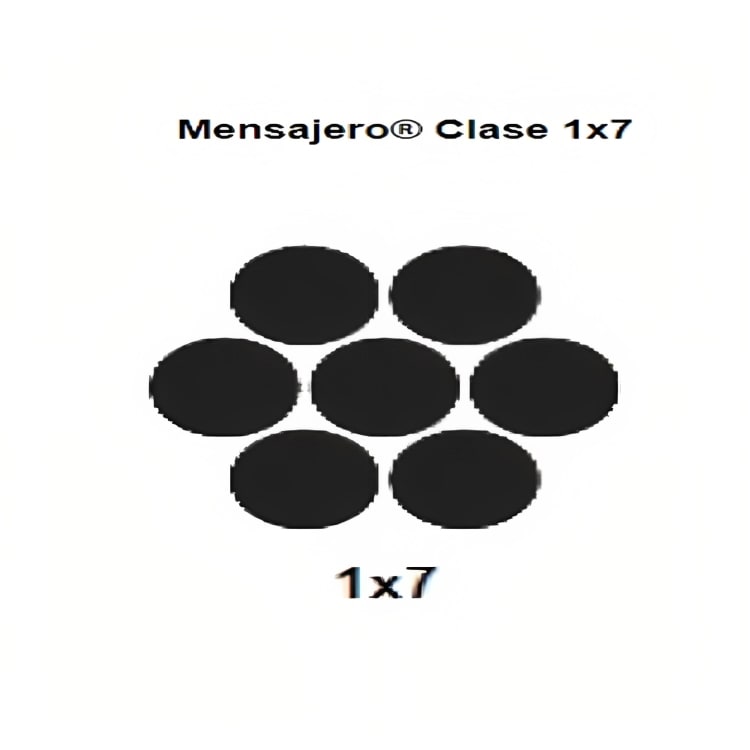 CABLE MENSAJERO CL 1X7 GALVANIZADO 1/4'' CAMESA