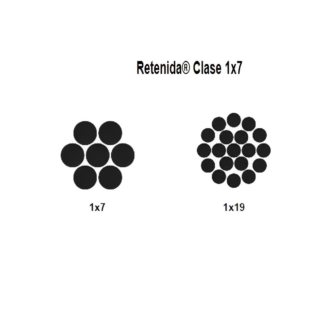 CABLE RETENIDA CL 1X19 GALVANIZADO 1/2'' CAMESA1