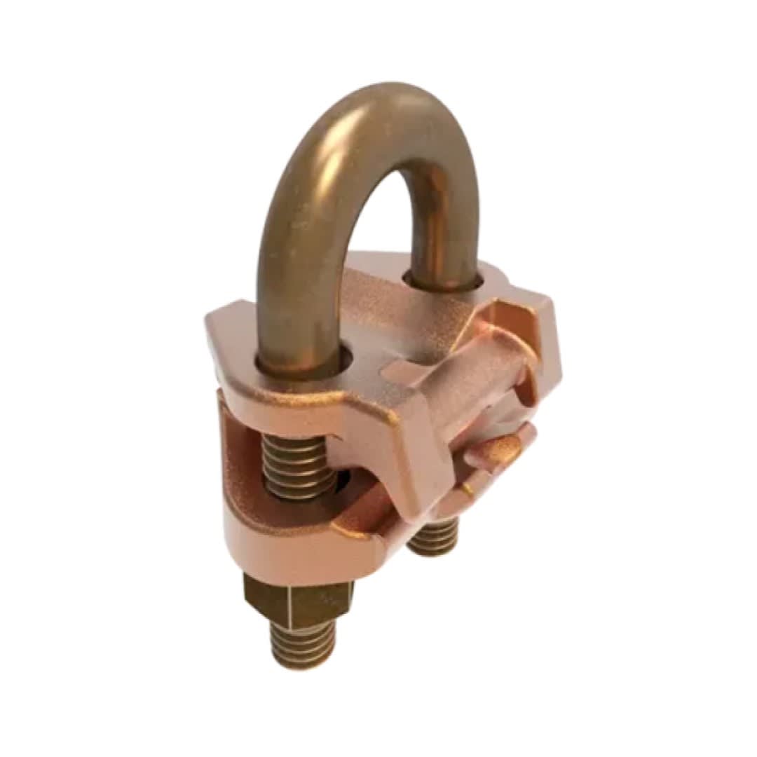 CONECTOR TIERRA CU P/CABLE 4AWG-2/0AWG A TUBO 1/2''-3/4'' Ø7/8''-1'' UL BURNDY