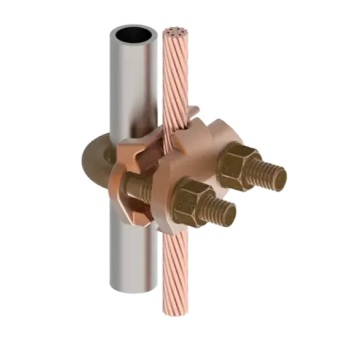 CONECTOR TIERRA CU P/CABLE 4AWG-2/0AWG A TUBO 1/2''-3/4'' Ø7/8''-1'' UL BURNDY4