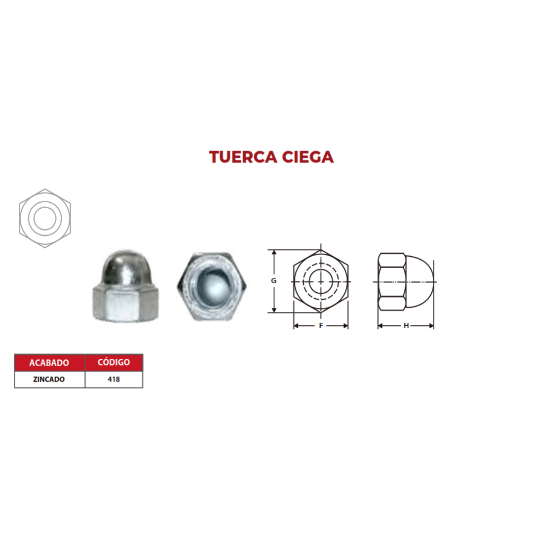 TUERCA CIEGA ZINCADO 1'' ARAGCU OUTLET2