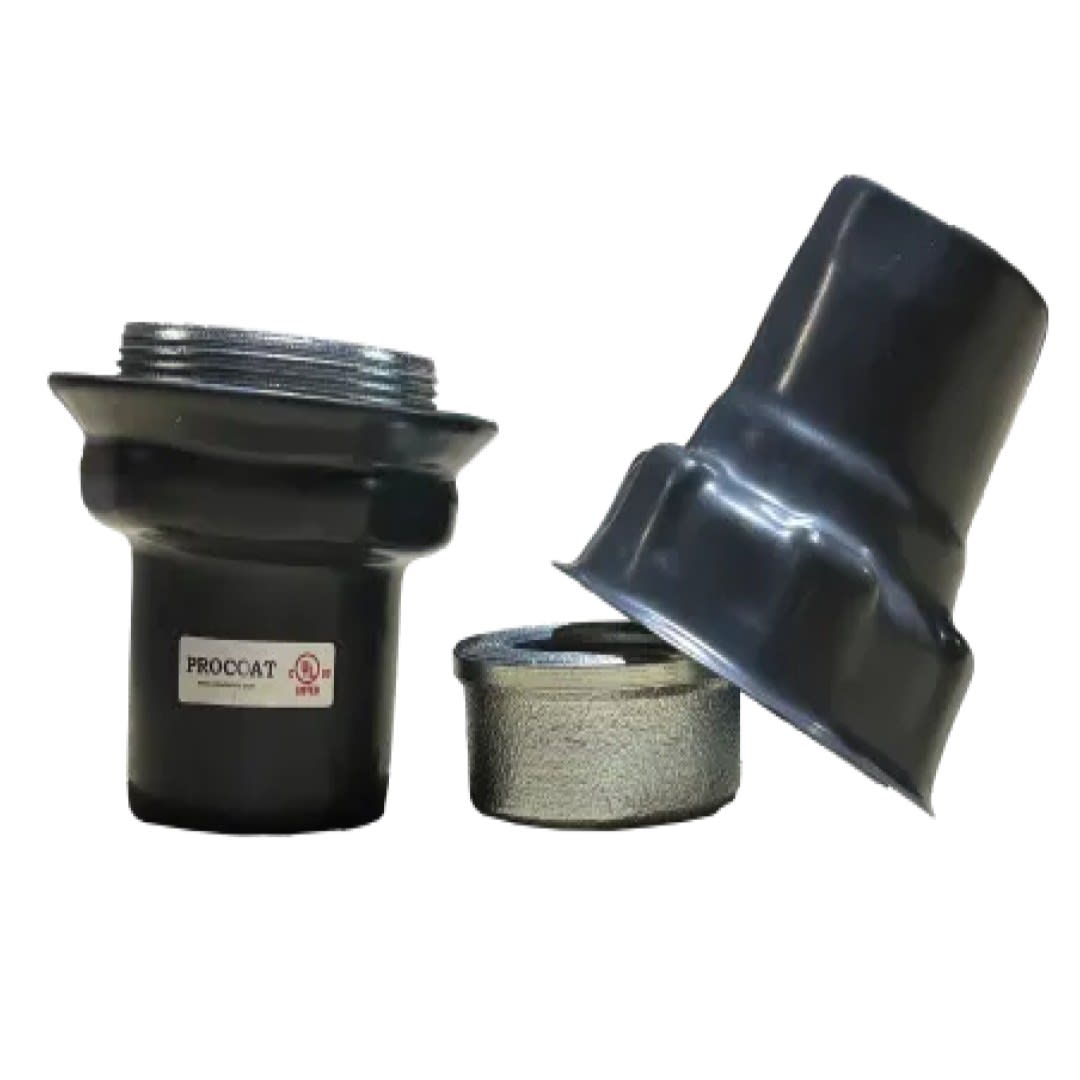UNION UNIVERSAL ANTIEXPLOSIVO DE ACERO H/H 1-1/2'' REVESTIDA DE PVC CL1 DIV1&2 UL/CSA PROCOAT1