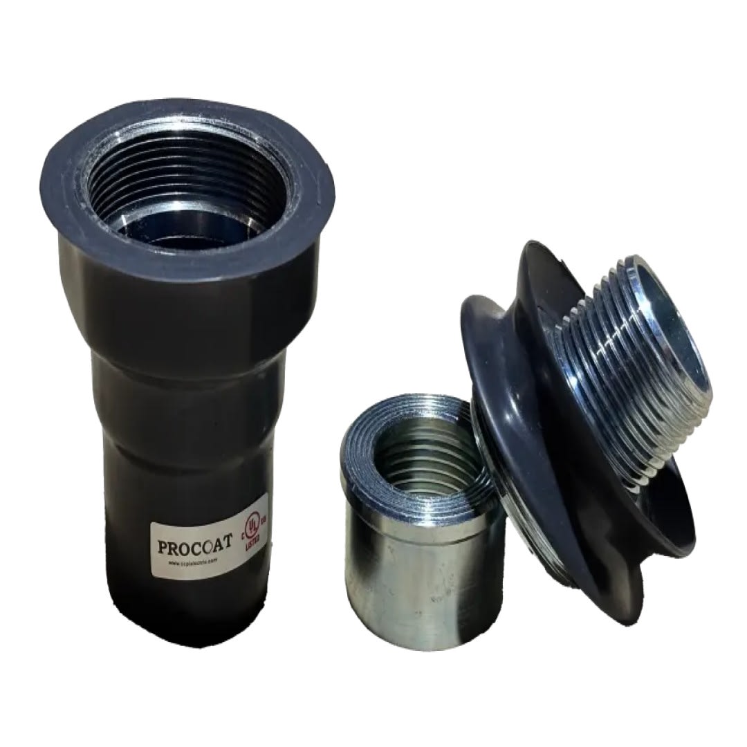 UNION UNIVERSAL ANTIEXPLOSIVO DE ACERO H-M 1/2'' REVESTIDA DE PVC CL1 DIV1&2 UL/CSA PROCOAT2