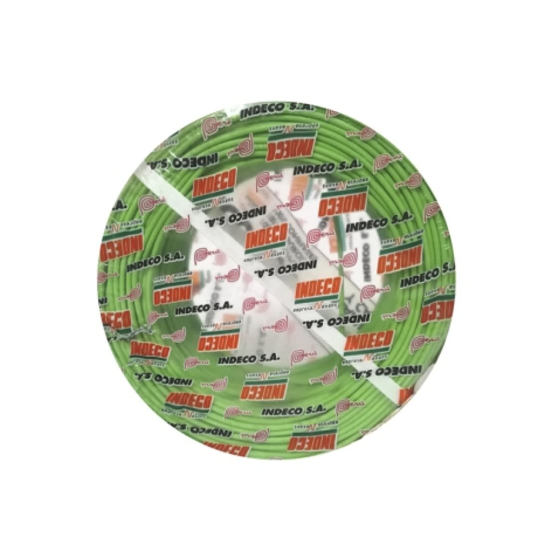 CABLE DE CONTROL GPT 16AWG 300V AISLAMIENTO PVC VERDE X ROLLO 10000674 INDECO
