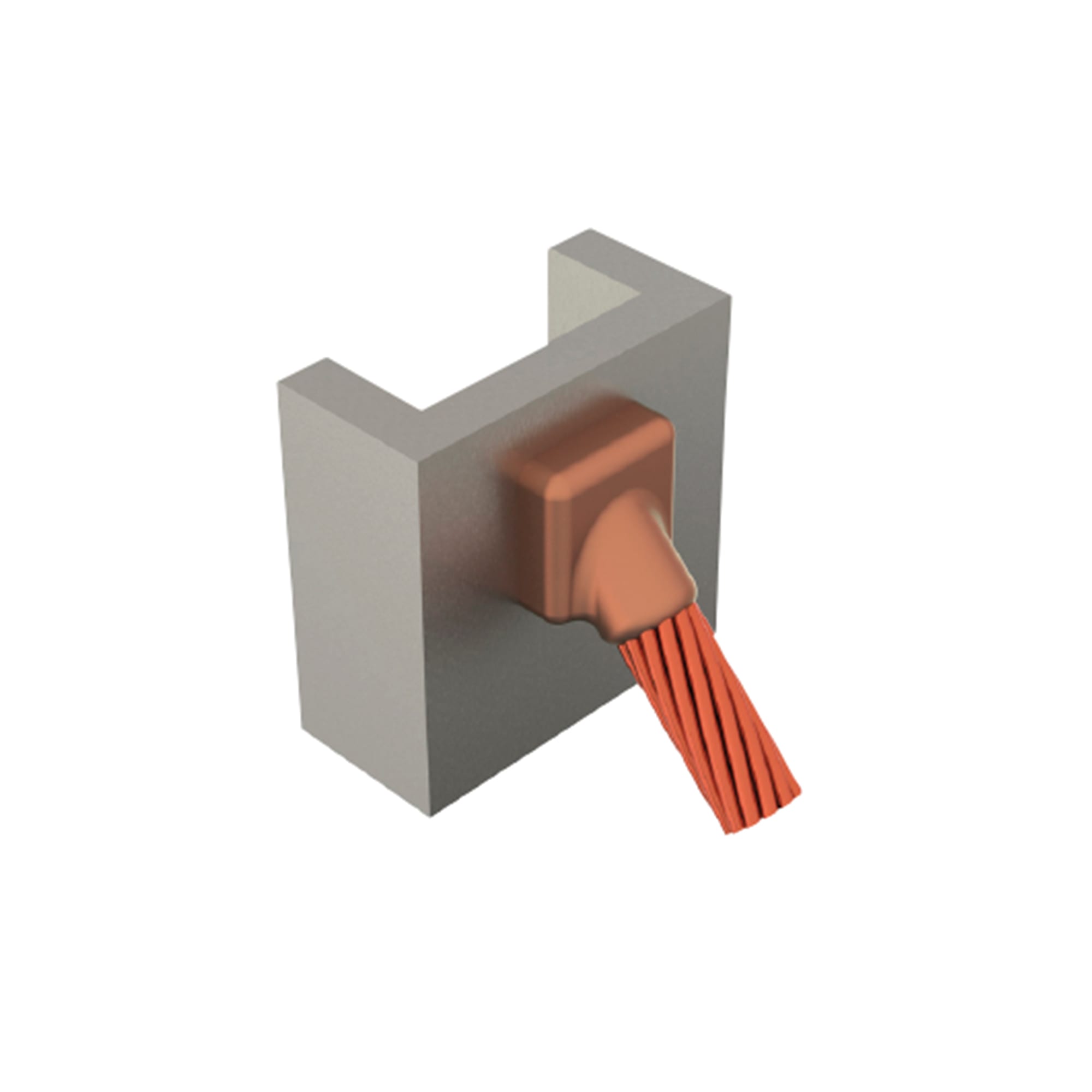 MOLDE CADWELD TIPO VS PARA CABLE 2/0 AWG A ESTRUCTURA (POS. INCLINADO) CADWELD