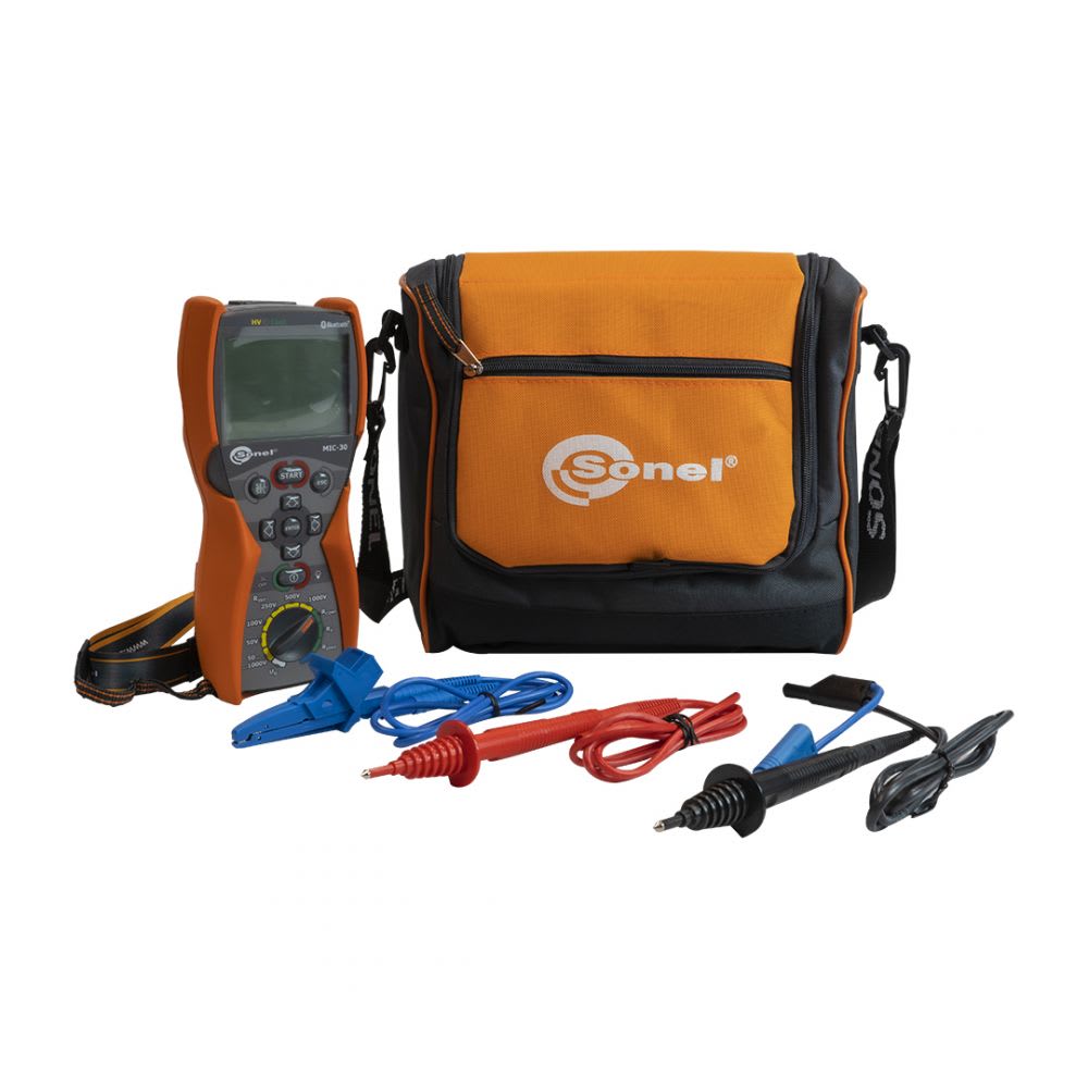 MEGOHMETRO DIGITAL 1KV/100GOHMS PI DAR BLUETOOTH WMESMIC30 SONEL1