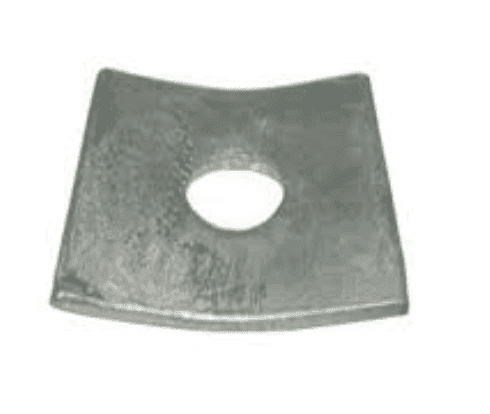 ARANDELA CUADRADA CURVADA 3''X3''X1/4