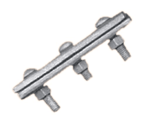 GRAPA PARALELA DOBLE VIA DE TRES PERNOS DE 1/2'' 60KN AP5480222 ARAGCU RT1