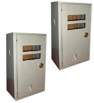 CAJA PORTA MEDIDOR METALICA TRIFASICA TIPO LTM 450X250X220MM 142582-IA ARAGCU AP1