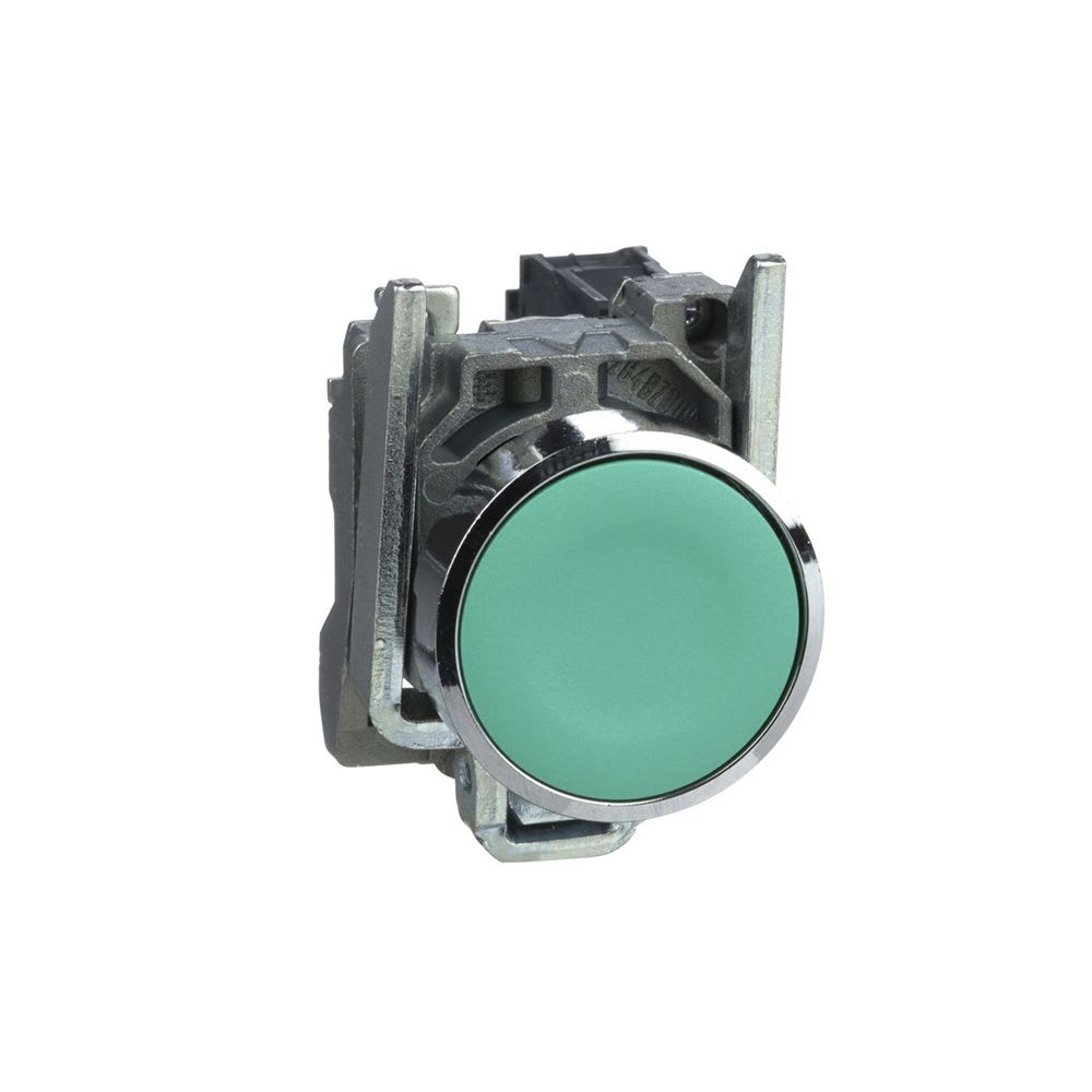 PULSADOR NO LUMINOSO RASANTE VERDE 22MM 1NA IP65 XB4BA31 SCHNEIDER ELECTRIC