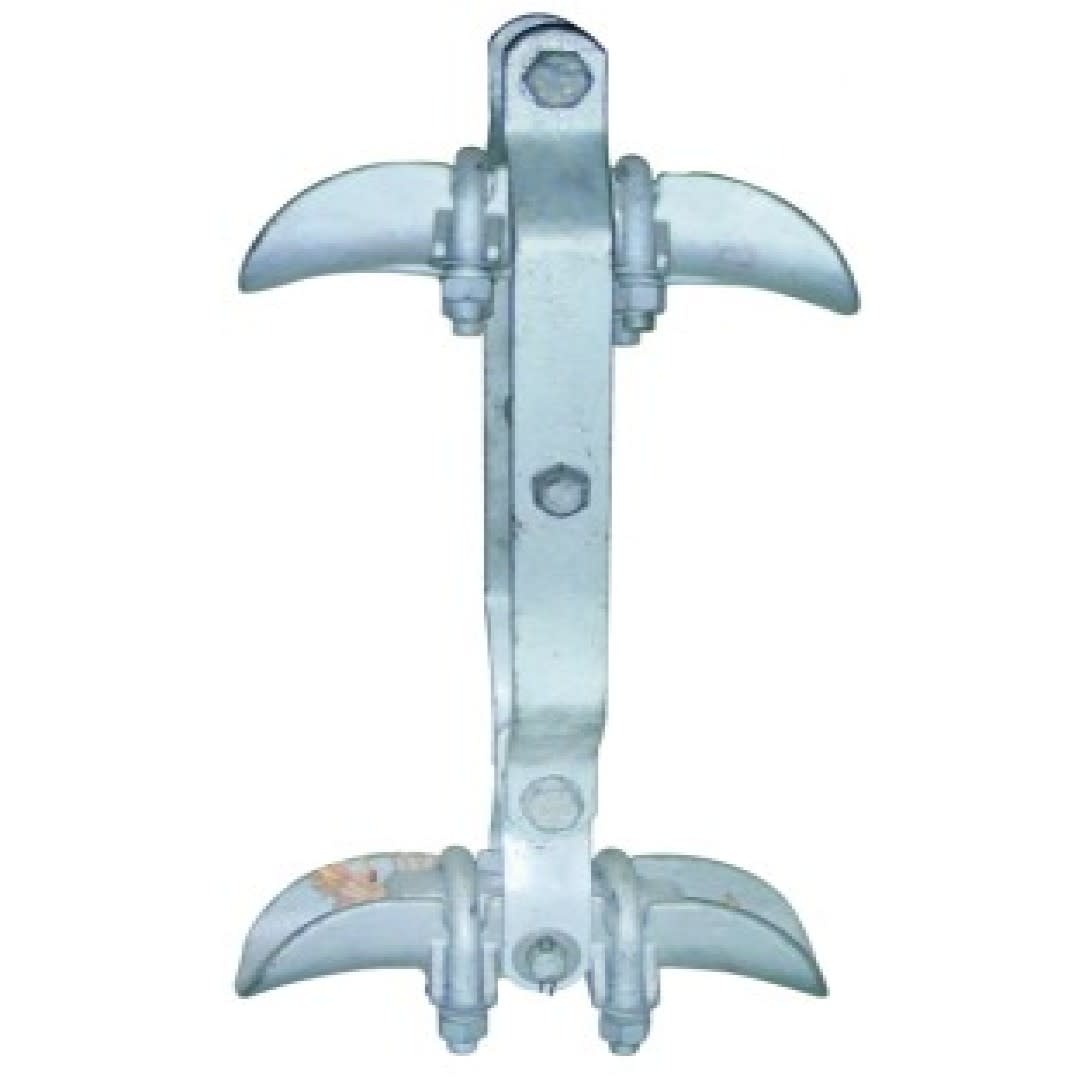 GRAPAS DE SUSPENSION ALUMINIO DOBLE MODELO XCS-3 Ø13.1-21.0MM 40KN ARAGCU HE