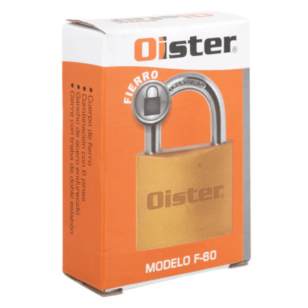 Candado XTRA F60 60mm Oister5
