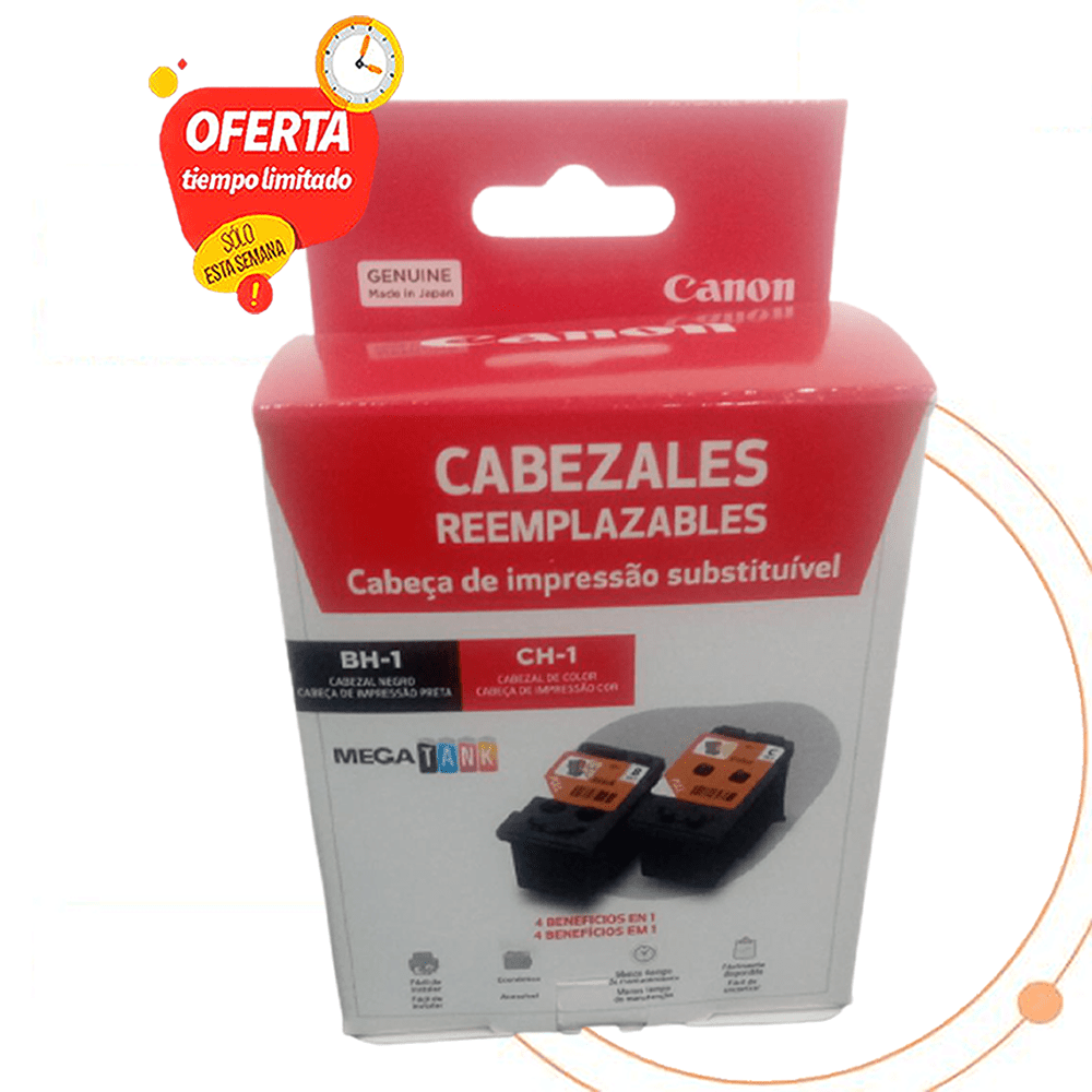 Pack Cabezal Canon Color + Negro G1100 G2100 G2110 G3110 G4111 | Tienda  Taino