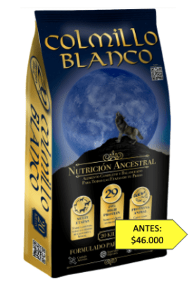 COLMILLO BLANCO PREMIUM PERRO 20Kg