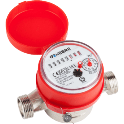 Medidor de Agua Caliente Con Tapa. Colas Qn 1.5 m3/h PN 16 Bar1