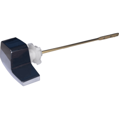 Manilla Para WC Plástico ABS Con Barra de Bronce, Instalación Lateral1