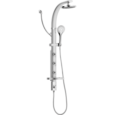 Columna Para Ducha Jasmín Con Plato, Maneral y Rociadores1