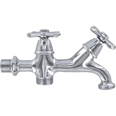 Llave Para Lavadero Cromada Entrada de Rosca 1/2 HE3