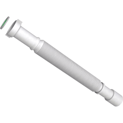 Sifón Corrugado Extensible de 36 a 85 cm, Plástico PP Color Blanco1