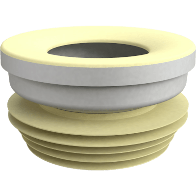 Adaptador PP Blanco Para Taza WC, de Ø100/110 mm1
