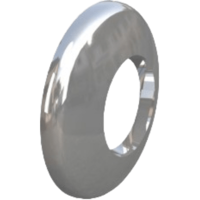 Roseta Baja Plástico ABS Cromado de Ø80mm1