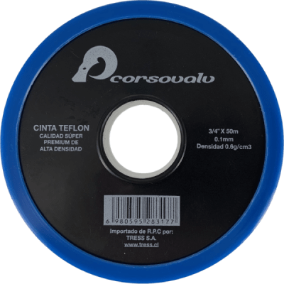 Cinta PTFE (Teflón) Premium de 3/41