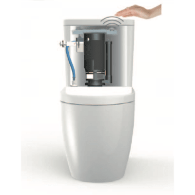 Válvula de Llenado y Descarga WC Accionamiento Sin Contacto Sensor en Tapa1