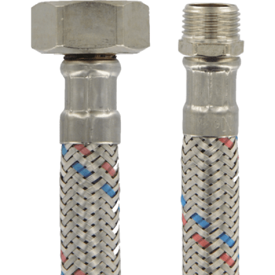 Flexible Para Agua Fría y Caliente 1/2x3/8 HI/HE de Ac. Inox.1