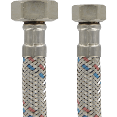 Flexible Para Agua Fría y Caliente 1/2x3/8 HI/HI de Ac. Inox.3