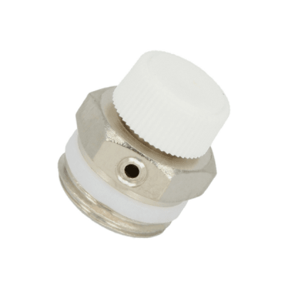 Purgador Manual Con Sello PTFE y Volante de Plástico ABS1