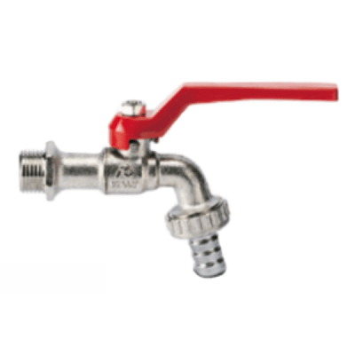 Llave de Bola Para Jardín Con Unión Para Manguera1