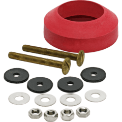 Kit de Sujeción, Juego de Pernos Estanque/Taza y Sello de Goma
