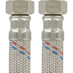 Flexible Fil-Bor de 3/4 H/H de Ac. Inox.