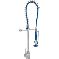 Columna Prelavado Con Monomando Mezclador Flexibles Conectores de 3/8 HI