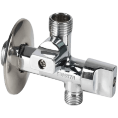 Válvula Para Manguera Con 2 Salidas de 1/2