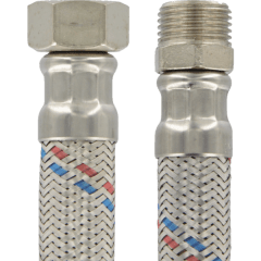 Flexible Fil-Nox Gigante de 1/2 M/H de Ac. Inox.