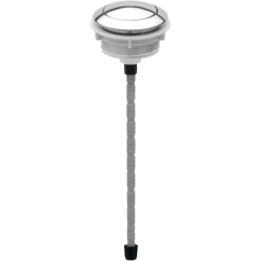 Botón Cromado de 1 Etapa Para Estanque Con Perforación en Tapa